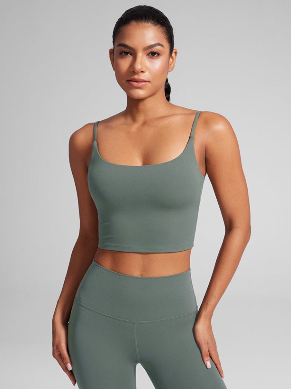Butterlift® Built in Bra Cropped Tank